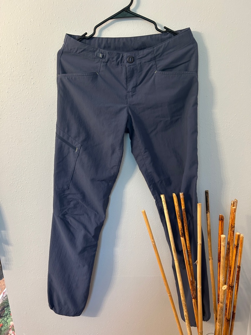 Patagonia Straight Leg Pants Navy Blue